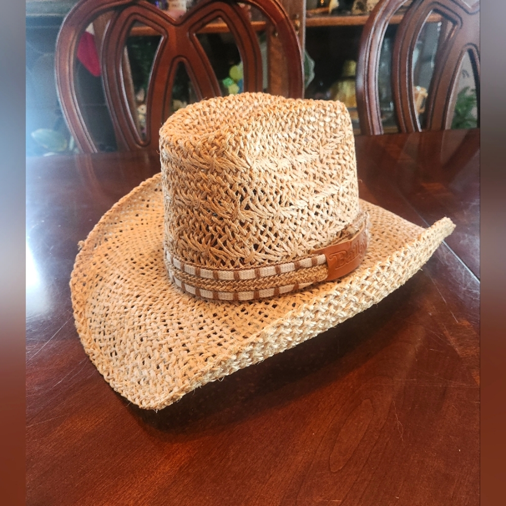 Bailey Straw Cowboy Hat with Woven Band size 7